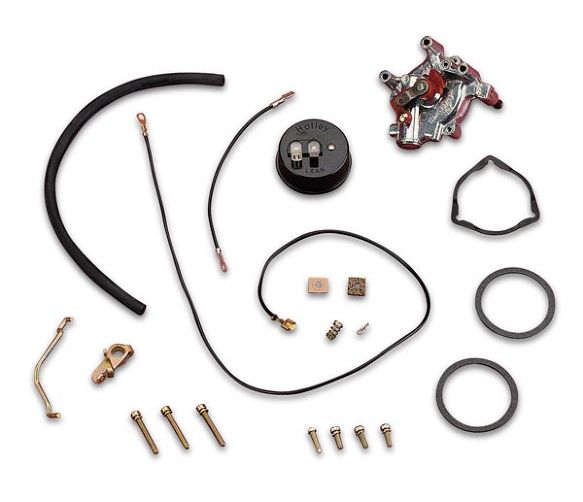 Electric Choke conversion kit Holley Shinny Finish